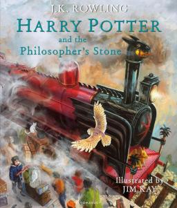 Book cover of the book Harry Potter and the Philosopher's Stone: Illustrated Edition by J.K. Rowling (illustrated by Jim Kay)